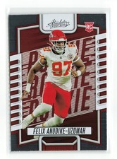 FELIX ANUDIKE-UZOMAH #162 RC 2023 PANINI ABSOLUTE CHIEFS