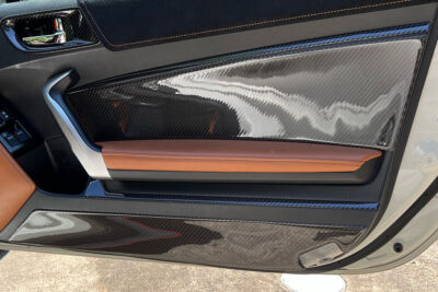 10pcs Door Panel Carbon Fiber Cover Trim Set For Toyota 86 GT86 Subaru BRZ 16-20