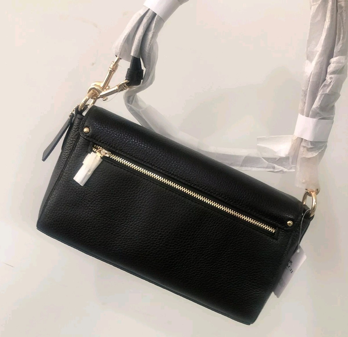 NWT Coach 90782 Small Jade Shoulder Bag With Signature Canvas