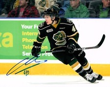 ANTONIO STRANGES DALLAS STARS LONDON KNIGHTS  8X10 AUTOGRAPHED SIGNED PHOTO COA