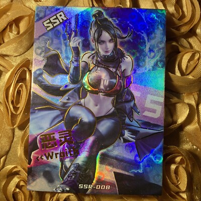 WRAITH APEX LEGENDS SSR Sexy Goddess Story Anime Waifu Holo Girl Card