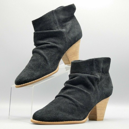 splendid black suede booties
