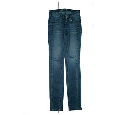 Tom Tailor Alexa Slim Super Stretch Jeans Pants Skinny S W27 L34 Used Look Blue