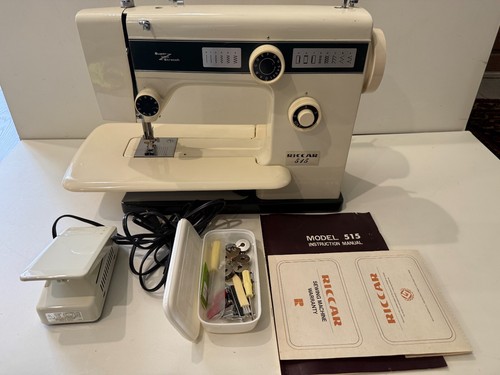 Riccar Sewing Machine Model 515 with Foot Pedal & Original Case - Not ...