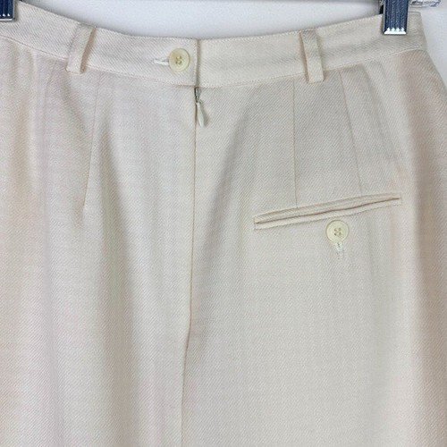 Liz Claiborne Collection Ivory White Wool Skirt - Picture 6 of 8