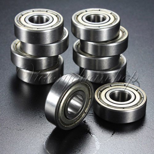 10 PCS Miniature Rubber Sealed Metal Shielded Metric Radial Ball Bearing Model - Picture 22 of 50