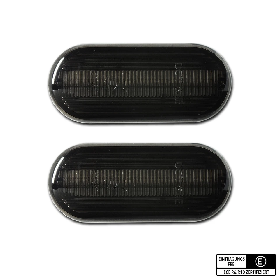 SCHWARZE LED Seitenblinker VW Golf 4 R32 Bora Amarok Polo 9N Bus T5 - Bild 2 von 4