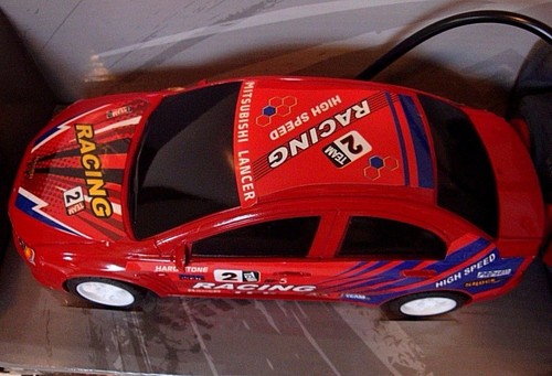 MITSUBISHI LANCER EVOLUTION,FULL FUNCTION R/C SPORTS CAR,27 MHz,RED,KIDS 5+,NEW - Picture 3 of 10