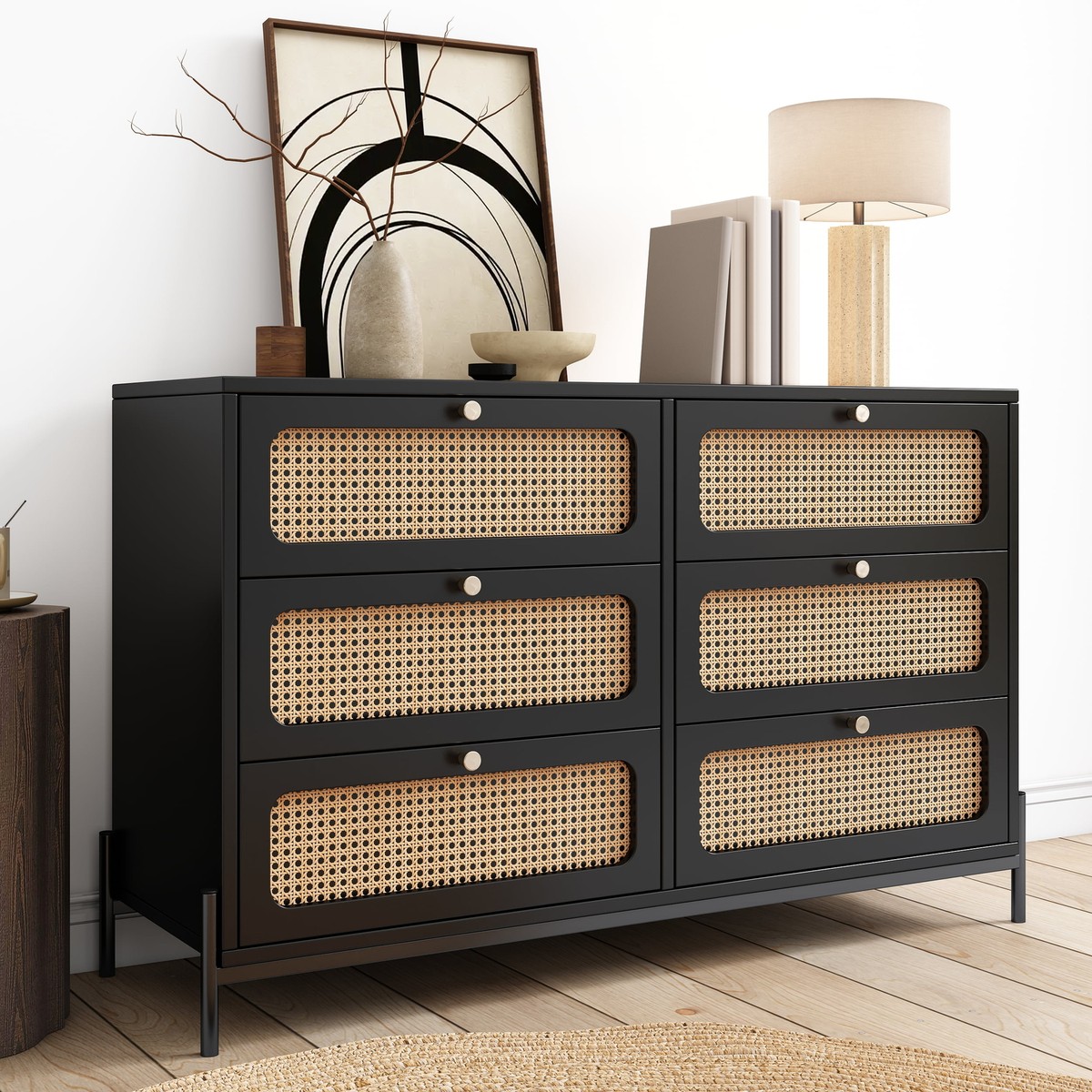 Oriental Black Lacquer 4 Drawers Sideboard Credenza Dresser Cabinet cs7521S Oriental Black Lacquer 4 Drawers Sideboard Credenza Dresser Cabinet cs7521S
