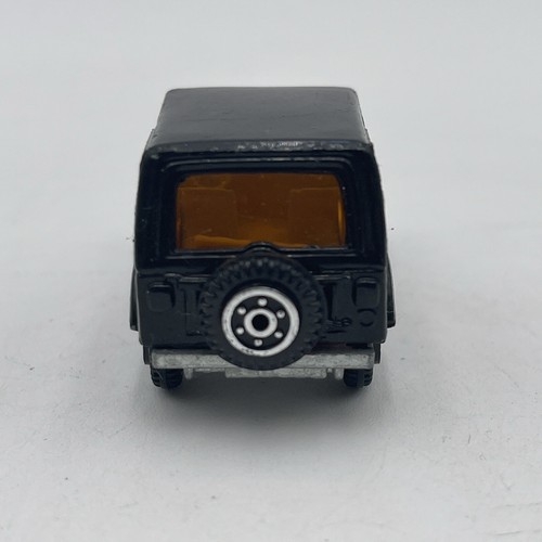 Yat Ming Black Jeep CJ-7 Vintage Diecast Toy Car No 1602 Made in Hong Kong - Bild 4 von 9