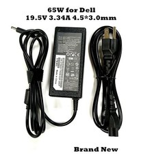 65W Adapter Charger for DELL Inspiron 15-5567 5565 P66F AC Power 19.5V 3.34A NEW