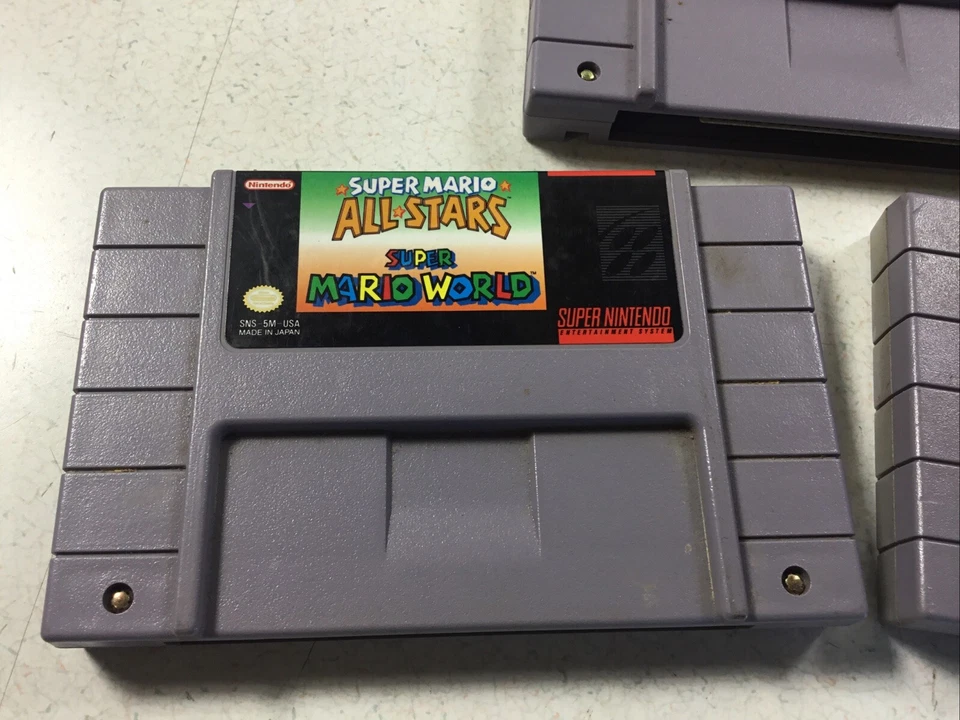 Super Mario World All Stars 3 Nintendo Games Time Machine Falta 1991-1992 Foto 2 de 4