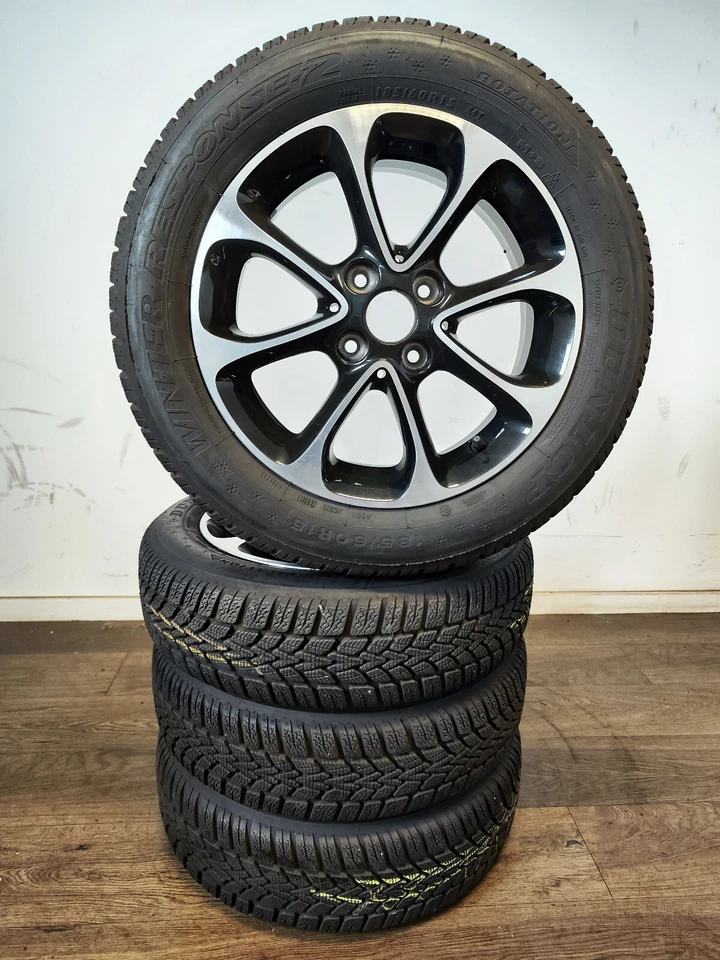 4 Winterreifen 185 60 R15  - 165 65 R15  Smart 453 15" Alufelgen RDK Winterräder - Bild 2 von 3