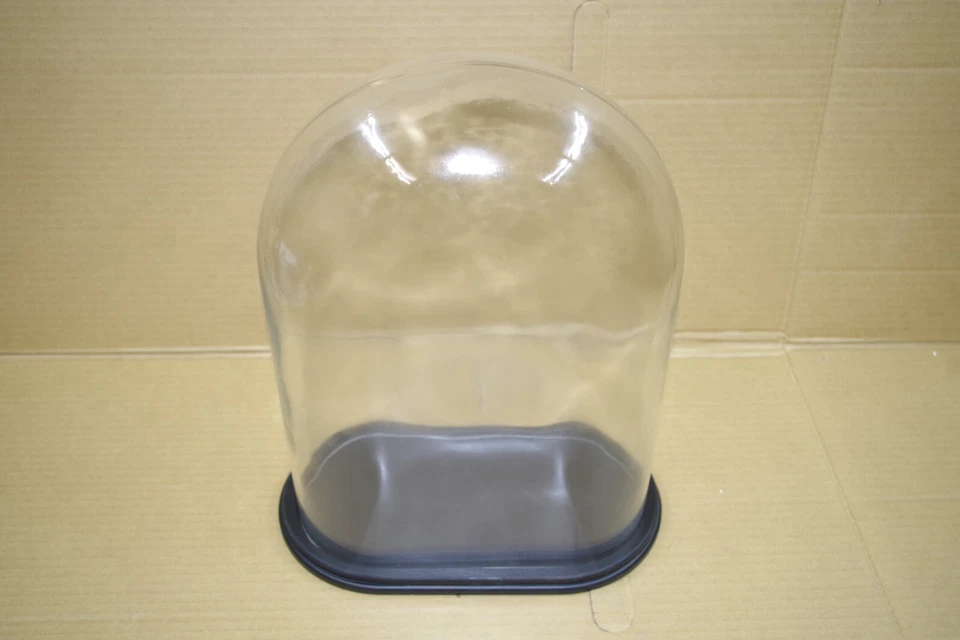 Glasdom Glasglocke Glassturz mit  Sockel  41 cm hoch x 29 cm x 17 cm  Uhrensturz - Bild 2 von 4