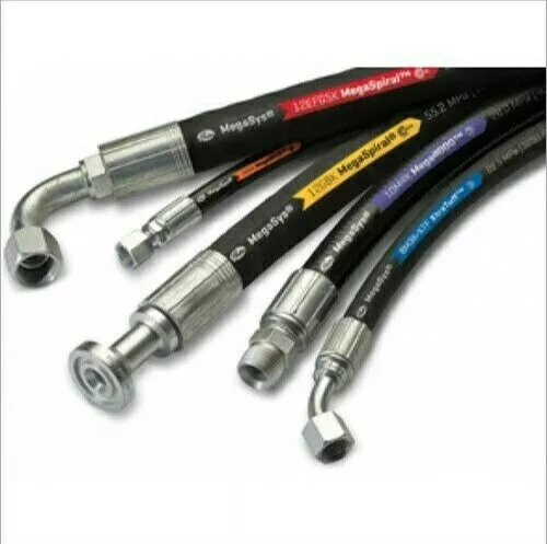 1/2 Hydraulic hose 1/2 Fittings choice your size & fitting 4000psi genuine gates - Picture 1 of 12