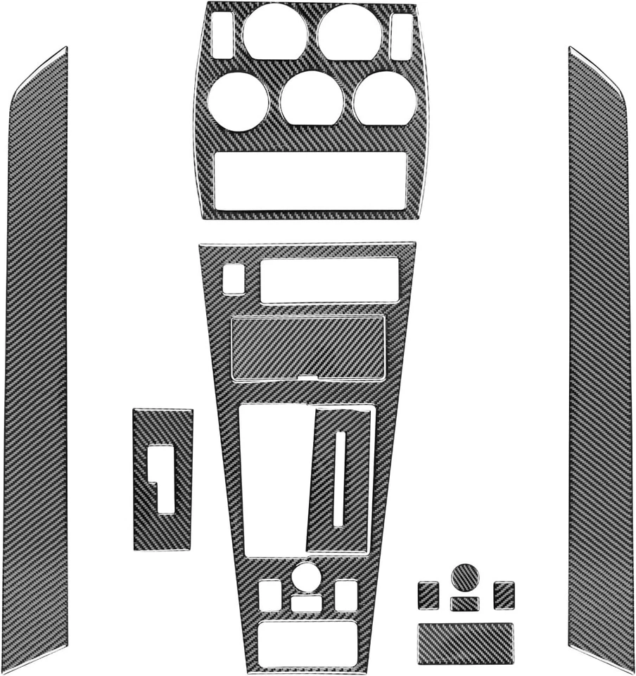 Juego completo interior de fibra de carbono real de 12 piezas para Chevrolet Corvette C3 1968-1982 Foto 2 de 4