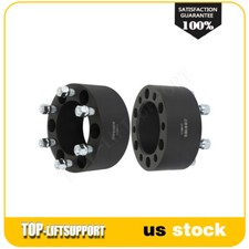 2x 3 Inch 6x5.5 Wheel Spacers M14x1.5 Fits Gmc Sierra 1500 Chevy Silverado 1500