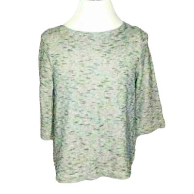 J. Jill PureJill 3/4 Sleeve Sweater      100 %  Cotton Size XS
