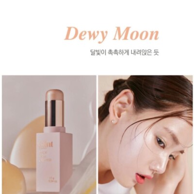 GLINT BY VDIVOV  Stick Highlighter 7g #1 Dewy Moon Glow Finish, Slim-Fitt