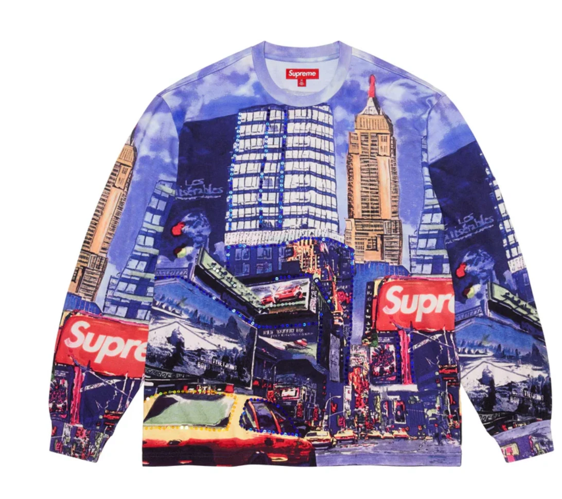 Supreme Cotton Regular Size L Long Sleeve T-Shirts for Men for