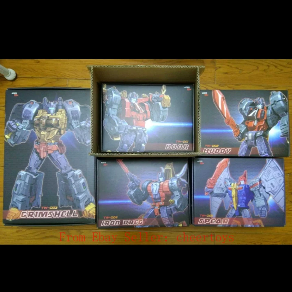 Toyworld TW Dinoking Model Dinobots full set The Original Box HOT - Image 2 of 4