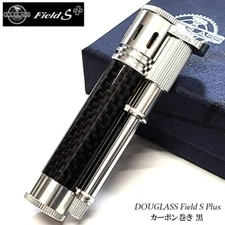 DOUGLASS Super Cool DESIGN : Cigarette OIL Lighter : Field S Plas : Carbon Black