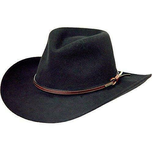 Black Foot Stetson Crushable Hat 100% Wool Size Small USA Black Foot Stetson Crushable Hat 100% Wool Size Small USA