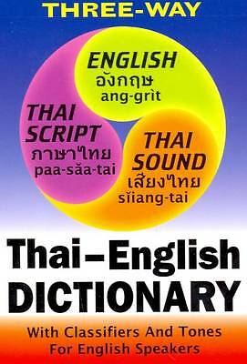 Three-Way Thai-English, English-Thai Pocket Dictionary : With Classifiers and...