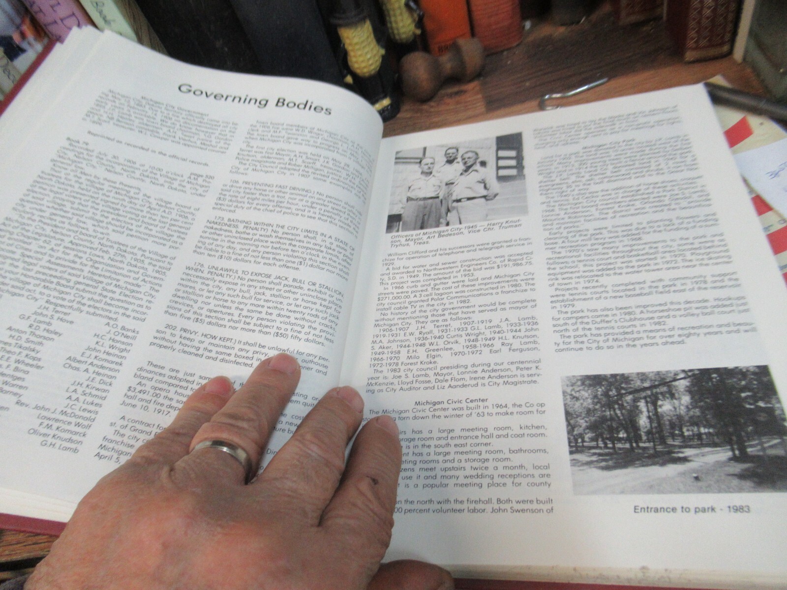 MICHIGAN CITY North Dakota 18831983 centennial history BOOK NELSON