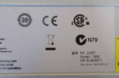 IBM System Storage DS8000 2107-D02 12x 3.5