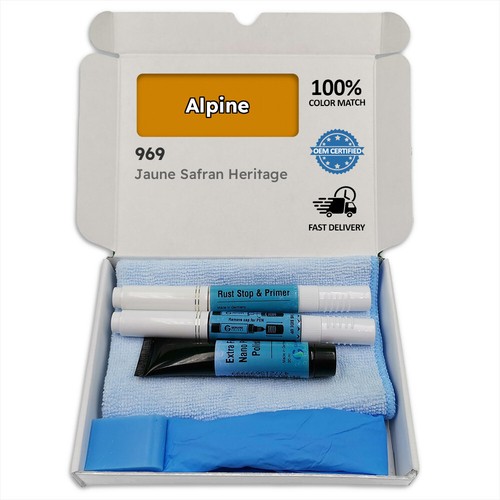 969 Jaune Safran Heritag Orange Touch Up Paint for Alpine Pen Stick