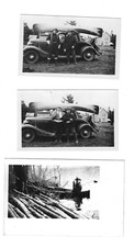 1930 Indian Lake NY Adirondack Fishing Camp Antique Photo set of 3 photos
