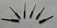 6 NOS GHIELMETTI  1 pole PINS  patch matrix for modular synth EMS SYNTHI black