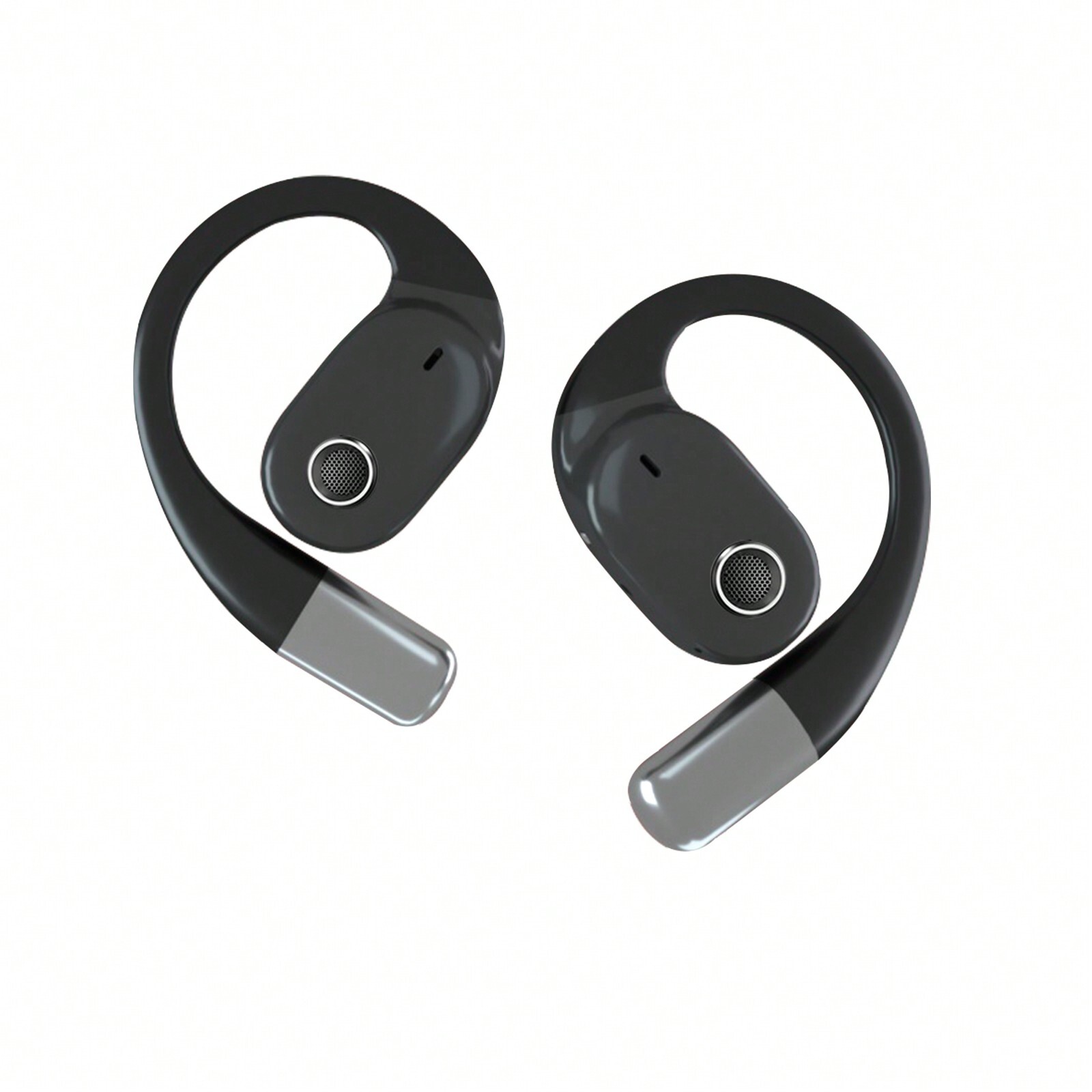 ZIHNIC True Wireless Open Ear Headphones With Mic,Earbuds With Earhooks,Sweatpro