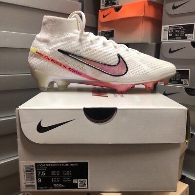 Nike Superfly 9 Elite MR FG FD1171-100 Marcus Rashford Cleats 7.5 US
