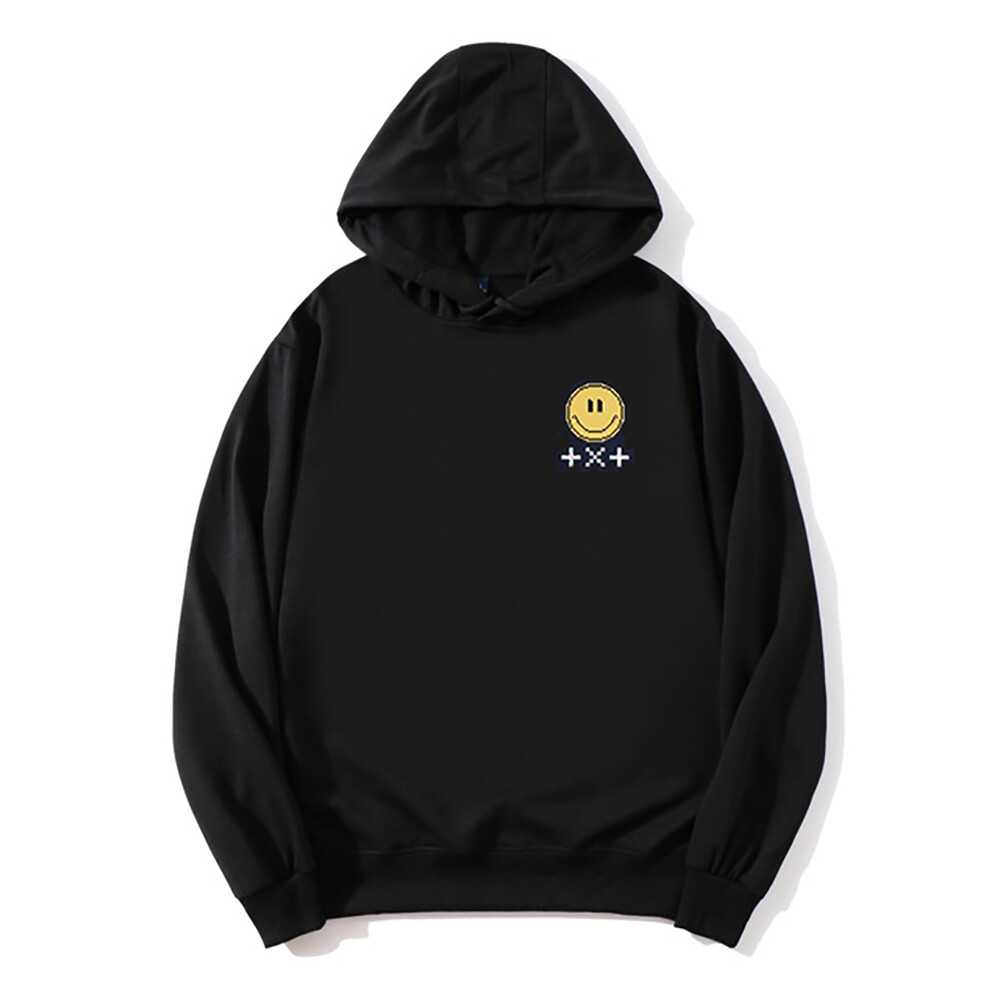TXT HOODIE パーカー クローバー 希少品 Lサイズ Txt Hueningkai Hooded Sweatshirt Men And Women Print
