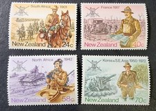 N. Zealand  1984 Military History set MUH  E1