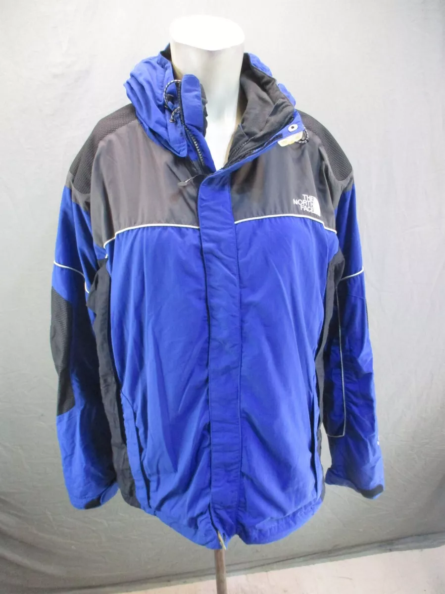 The North Face Size M Mens Blue 100 Nylon Powder Skirt Snowboard Jacket 1Bl13