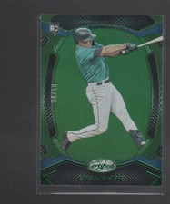 EVAN WHITE 2021 PANINI CHRONICLES CERTIFIED GREEN PRIZM ROOKIE CARD #30 /10