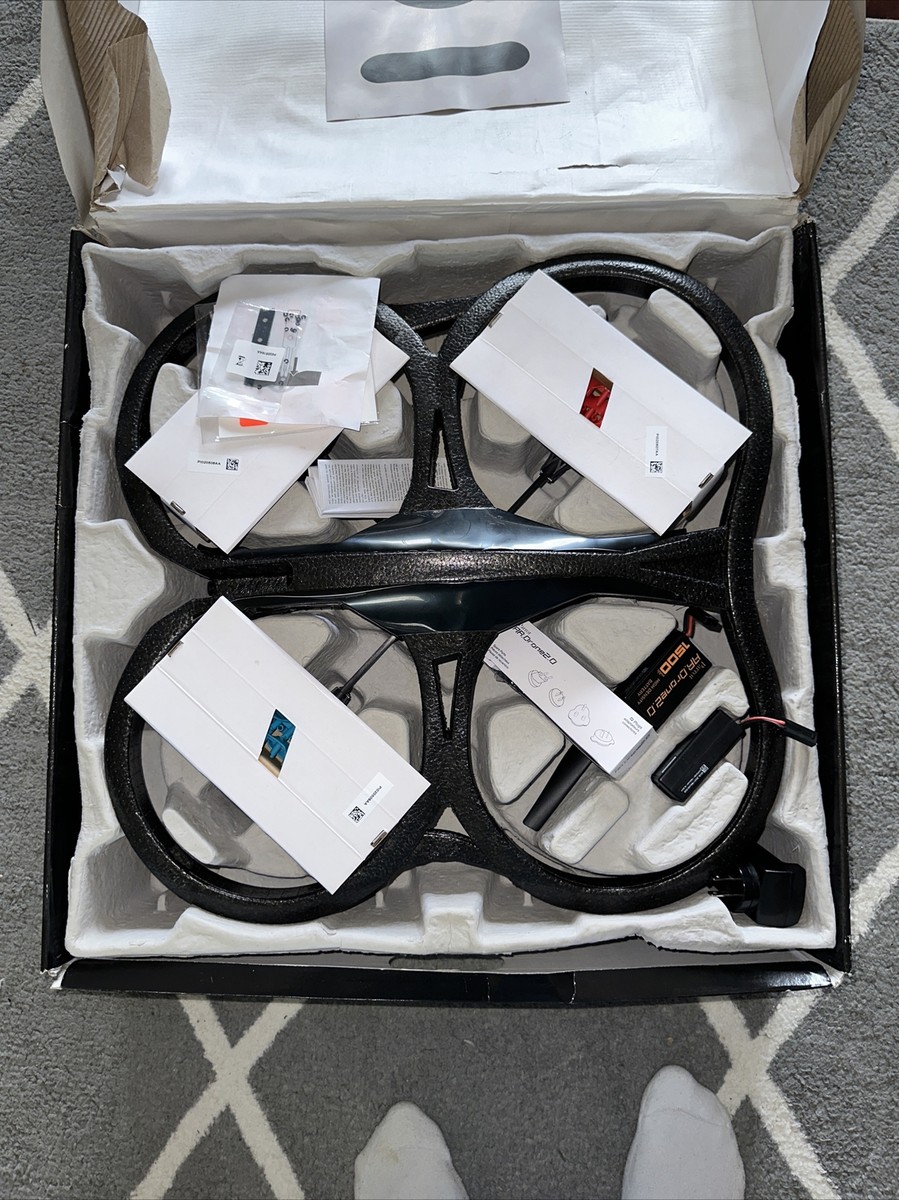 Parrot AR Drone 2.0 Power Edition Quadcopter used Once In Box