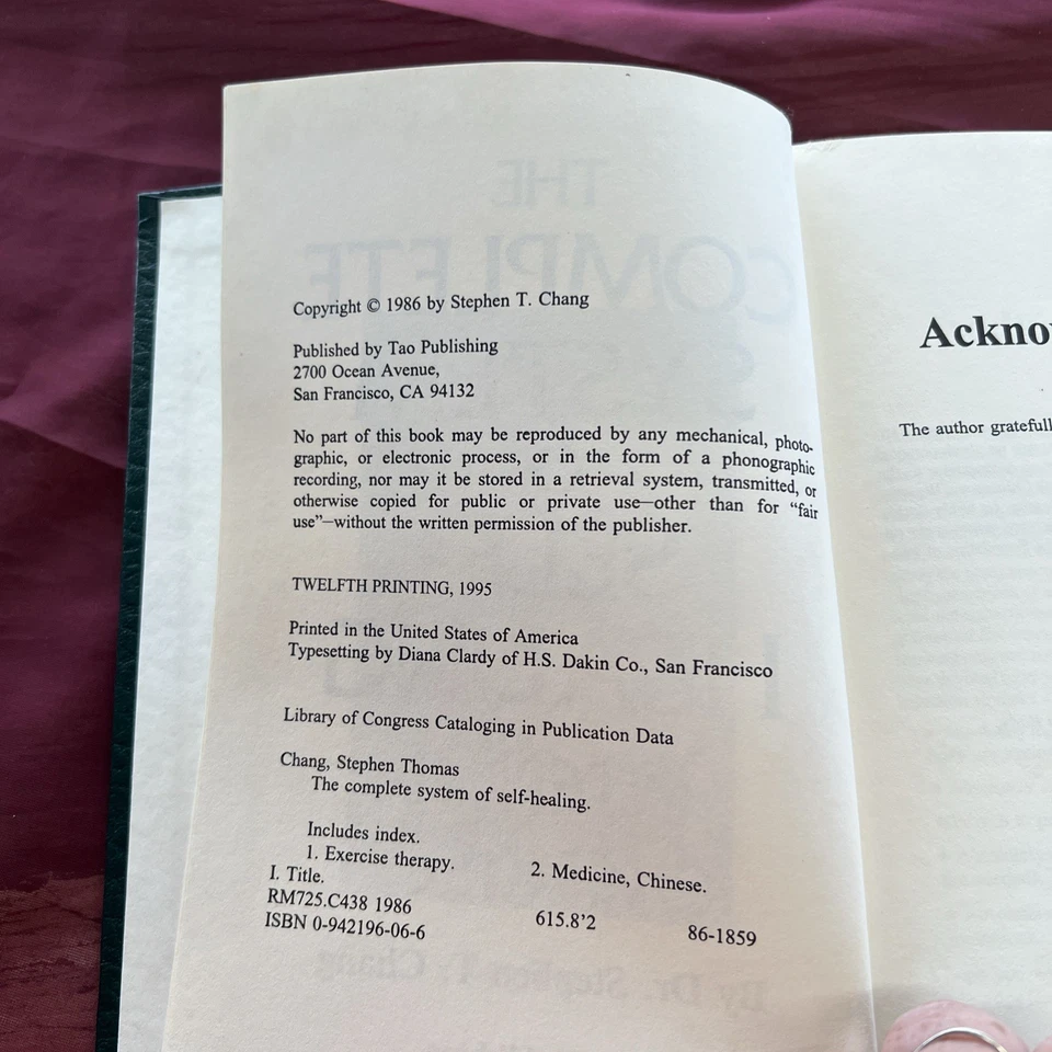The Complete System of Self-Healing Internal Exercises Dr. Stephen Chang 1995 Foto 4 de 4