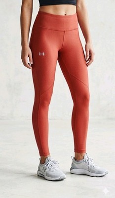 Under Armour Compression Leggins Damen M (S) koralle orange Sport Fitness Laufen