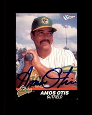 Amos Otis Signed 1989 TM Senior League Ft. Myers Sun Sox Autograph