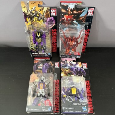 TRANSFORMERS GENERATIONS INSECTICONS LOT BOMBSHELL KICKBACK SHRAPNEL CHOP SHOP