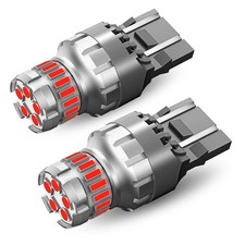 2x AUXITO 7443 7440 Brake Tail Stop Light Red...