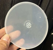 Clear Round ClamShell CD/DVD Case with Lock Lot of 55