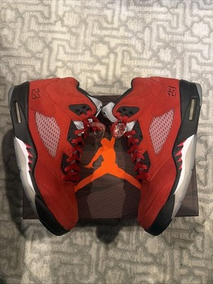 Nike Air Jordan 5 Retro Raging Bull Red Size 10.5 DD0587-600