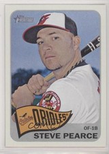 2014 Topps Heritage High Number Steve Pearce #H568 0h1