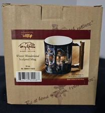 Terry Redlin Winter Wonderland Sculpted Mug 16 Oz Wild Wings New In Box 2016