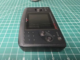 Neo Geo Pocket Color Carbon Black (SNK, 1999) - Tested/Working - w/Game - RARE!